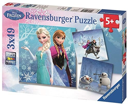 Disney Frozen Ravensburger 3X49pc Puzzle