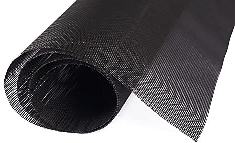 empasa Fliegengitter Meterware Katzenschutzgitter Gaze kratzfest reissfest zuschneidbar Fiberglas Insektenschutz Haustier-Gewebe in schwarz, UV- und witterungsbeständig