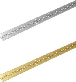 Ironmongery World Continuous Piano Hinge 32mm x 1M in 2 Finishes - Nickel Plated