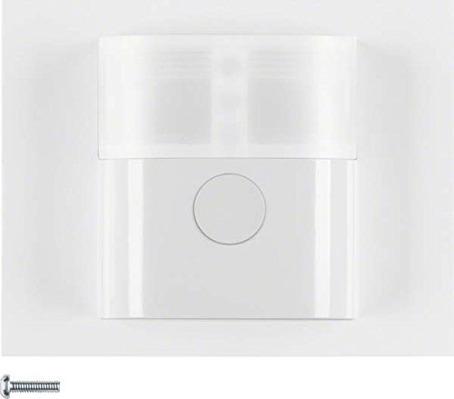 Detector de movimiento RF confort quicklink 1,1 m, berker.Net, para serie berker K.1 de hager, blanco polar