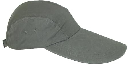 Cotton Long 5 Inch Bill Visor Baseball Cap