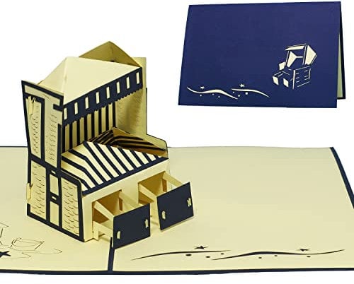 POP UP 3D Grußkarten Gutschein Strandkorb (#106)