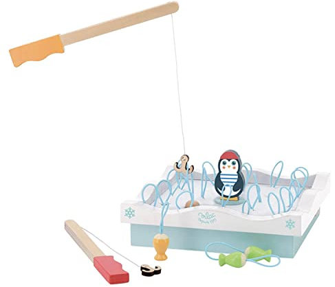 Vilac - Jeu De Société - Jeu De Mémoire - Mémopêche Glagla - Michelle Carlslund - Retrouve les Poissons qui vont de Paire avec la Canne à Pêche - En Bois - A Partir de 3 Ans