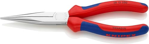 Knipex Mechanikerzange verchromt, mit Mehrkomponenten-Hüllen 200 mm 38 15 200