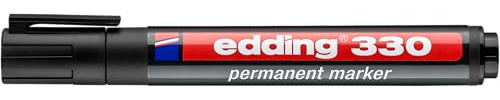 edding 330 Permanentmarker Schwarz 1-5 mm wasserfest - ein Stück