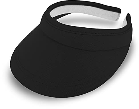 fiebig Menorca Cotton Visor | Clipvisor aus 100% Baumwolle in One Size | Sommerkappe mit Frotteeband Innenfutter | Sonnenschutz für das Gesicht