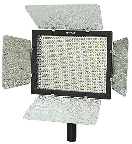 YONGNUO YN-600, 3200 K - 5500 K Farbtemperatur, LED-Videoleuchte für Camcorder oder DSLR-Kameras