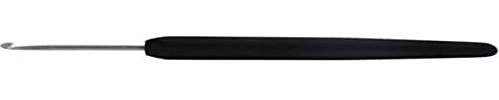 KnitPro Häkelnadel mit Softgriff 10,00 mm Silber, Aluminium, Schwarz, 10 mm