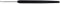 KnitPro Aluminium crochet hook softgrip 10.00mm black - 3pcs