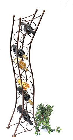 DanDiBo Weinregal Metall Stehend Art.244 Flaschenständer 125 cm Flaschenhalter Flaschenregal