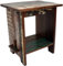 GURU SHOP Beistelltisch, Telefontisch - Modell 92, Braun, 60x53x43 cm, Kaffeetische & Bodentische