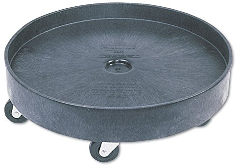 Rubbermaid Commercial Products FG265000BLA Universal Drum Dolly Black
