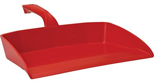 Vikan 56604 High Quality Polypropylene Dustpan / Shovel 330mm Wide, Red