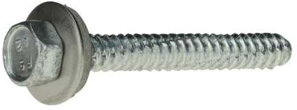 Reidl Fassadenschrauben mit Zapfen Dichtscheibe 19mm 6,3 x 64 mm A2 100 Stück