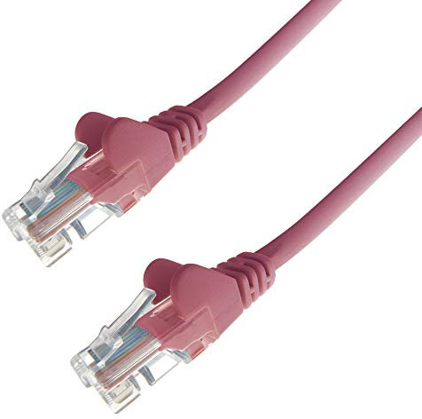 Câble réseau LS0H RJ45 CAT6 UTP Brin moulé moulé 0,5m – 24AWG – Rose