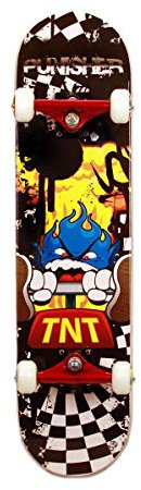Punisher TNT, die 31-inch, vollständiges Skateboard, Gelb