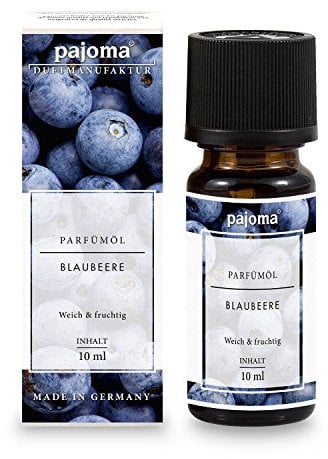pajoma® Duftöl 10 ml, Blaubeere | feinste Parfümöle für Aromatherapie, Duftlampe, Aroma Diffuser, Massage, Naturkosmetik | Premium Qualität
