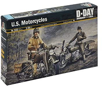 Italeri 510000322-1:35 U.S. Motorräder WWII