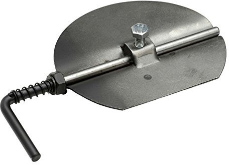 Drosselklappe für 150mm Rauchrohr schwarz