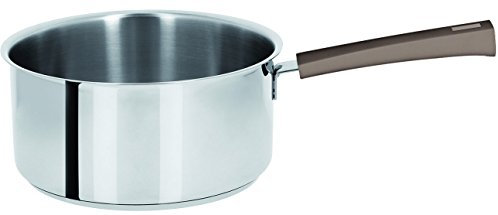 Cristel C14Mt Casserole 14 Cm Mutine Fixe-Poignee BakElite Taupe