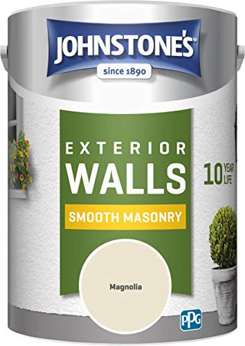 Johnstone's 307119 Weatherguard Smooth Masonry Magnolia, 5L