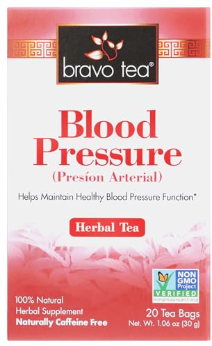 Bravo Tea Blood Pressure Caffeine Free 20 Tea Bags