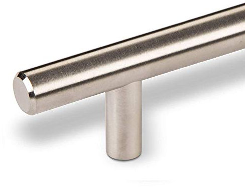 SOTECH 10 Stück Möbelgriff G10 Edelstahlrohr Möbelgriff-Set Stangengriffe Relinggriffe BA 64 mm Schubladengriff