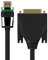 PureLink ULS1300-020 Cable HDMI/DVI de Alta Velocidad Certificado con Obturador de Seguridad HDMI, 2.00 m, Negro