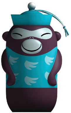 Alessi ASG108 LAZ Chin Banana Porte Cure-Dents