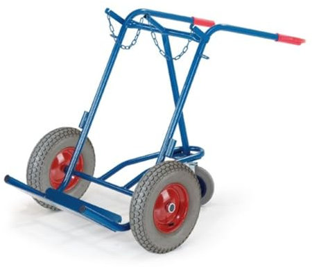Rollcart Stahlflaschenkarre mit Stützrad, 17-9777