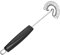Lurch 230050 Tango Sauce Escoba, 25 cm, Color Negro
