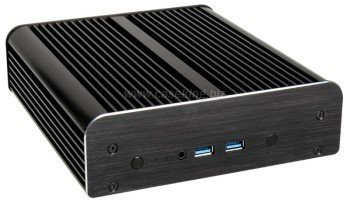 Akasa Newton S UCFF-Gehäuse (Intel NUC), 65W Netzteil, OEM - Schwarz