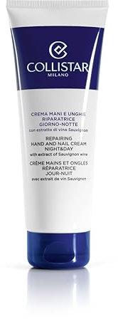 Collistar Crema Mani e Unghie Riparatrice Giorno e Notte, Nutriente ad Azione Rimpolpante e Levigante, Riduce e Previene le Macchie Cutanee, Con Semi di Lino e Olio di Germe di Grano, 100 ml