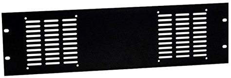 Adam Hall Hardware RACK PAN 03 FAN2-19 Rackblende 3HE | 2 Axial Lüfter, schwarz