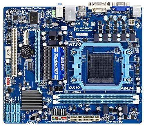 GigaByte GA-78LMT-S2P Mainboard Sockel AM3+ (Micro-ATX, AMD 760G SB710, 2X DDR3 Speicher, USB 2.0)