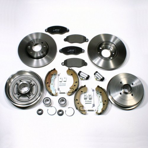 Bremsscheiben/Bremsen + Bremstrommel Kit vorne + hinten