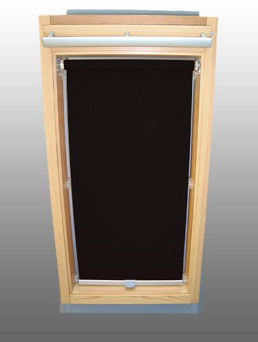 Abdunkelungsrollo Rollo für Velux DKL/RHL-EP GGL,GPL,GHL,GTL,GXL,GDL 606 schwarz