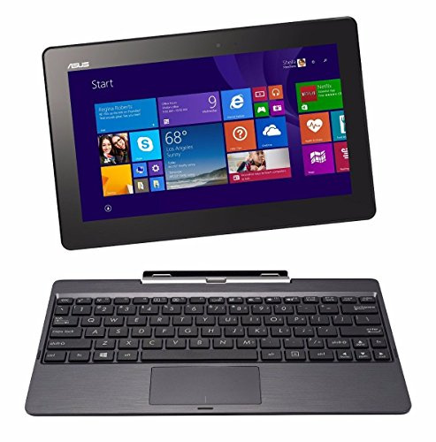 ASUS Transformer Book T100TAF-B1-MS - 10.1 Touchscreen 2-in-1 Laptop/Tablet Combo - Windows 8.1 / Intel Atom / 2GB RAM / 32GB eMMC / Intel HD Graphics / WiFi (US Version imported by uShopMall U.S.A.)