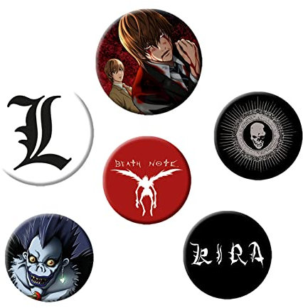 GB eye Death Note Mix Button Pack Standard