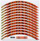 Ecoshirt SF-Benn-EDCJ Aufkleber Felge Rim Mavic Crossmax SL Pro 26 27,5 Am50 MTB Downhill, Orange