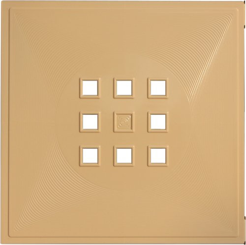 DEKAFORM Designer Regaltür als Facheinsatz ca. 33,6cm x 33,6cm * Cappuccino