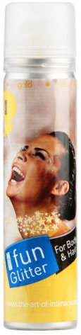 Gold Glitter Body Spray