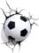 Fußball Wandlampe 3DLightFX kinderlampe Nachtlicht Für Kinder Mit Wandaufkleber