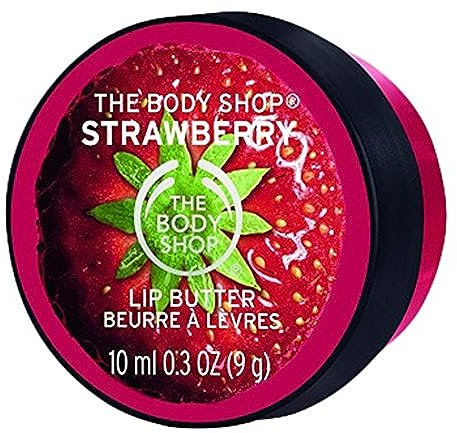 The Body Shop Strawberry Lip Butter unisex, Strawberry Lippenbutter 10 ml, 1er Pack (1 x 10 ml)