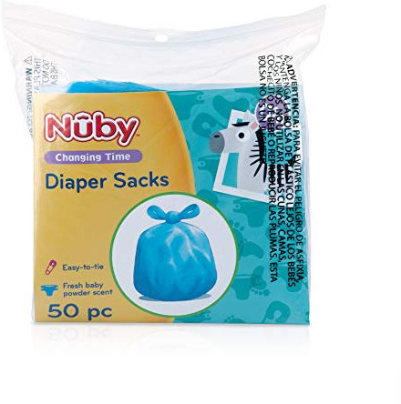 Nuby Nappy Bags, 50 Count, 50 Count
