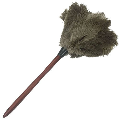 Sowder Fullness Staubwedel mit Straußenfedern, 50,8 cm lang, Hartholzgriff