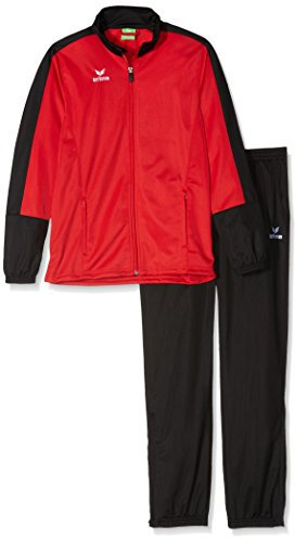 Erima Herren Toronto 2.0 Polyesteranzug, rot/schwarz, S, 302600