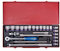 KING TONY 4026MR04 Coffret de Douilles Métriques et Accessoires, Set de 24, 1/2