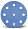 MENZER Blue Klett-Schleifscheiben, 125 mm, 9-Loch, f. Exzenterschleifer, Zirkonkorund (25 Stk.) K24