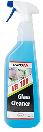 TEROSON VR 100, Glasreiniger für Fahrzeug-Oberflächen, wasserbasierter Reiniger für Glas und Plexiglas, Reinigungsmittel mit Nanotechnologie und kurzer Ablüftzeit, 1x1kg